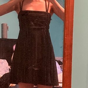 Basic Aline black mini dress